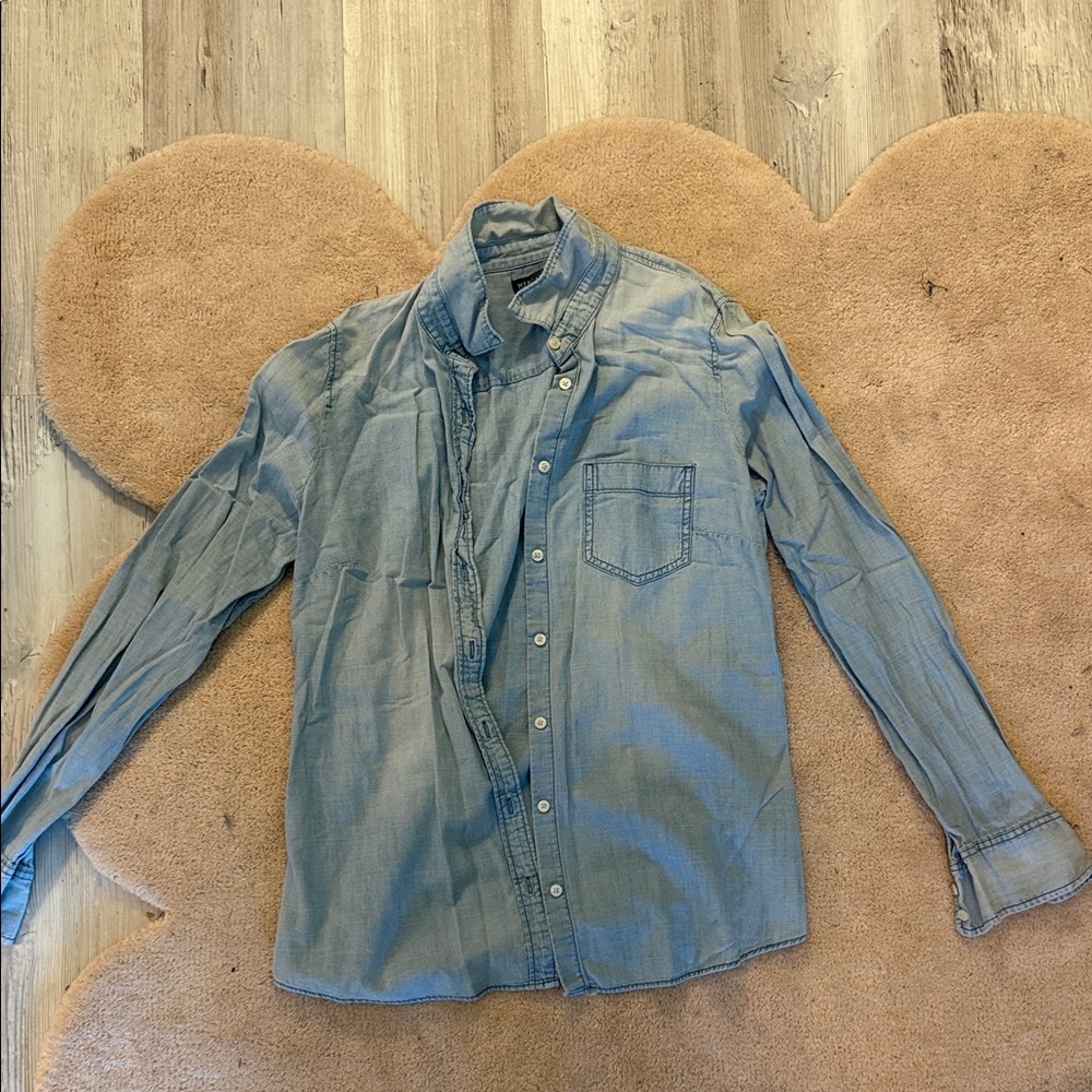 Jcrew chambray button down shirt